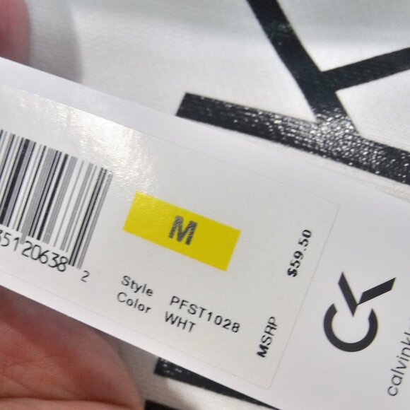 CALVIN KLEIN CROPPED WHITE HOODIE SIZE MEDIUM - Picture 5 of 7